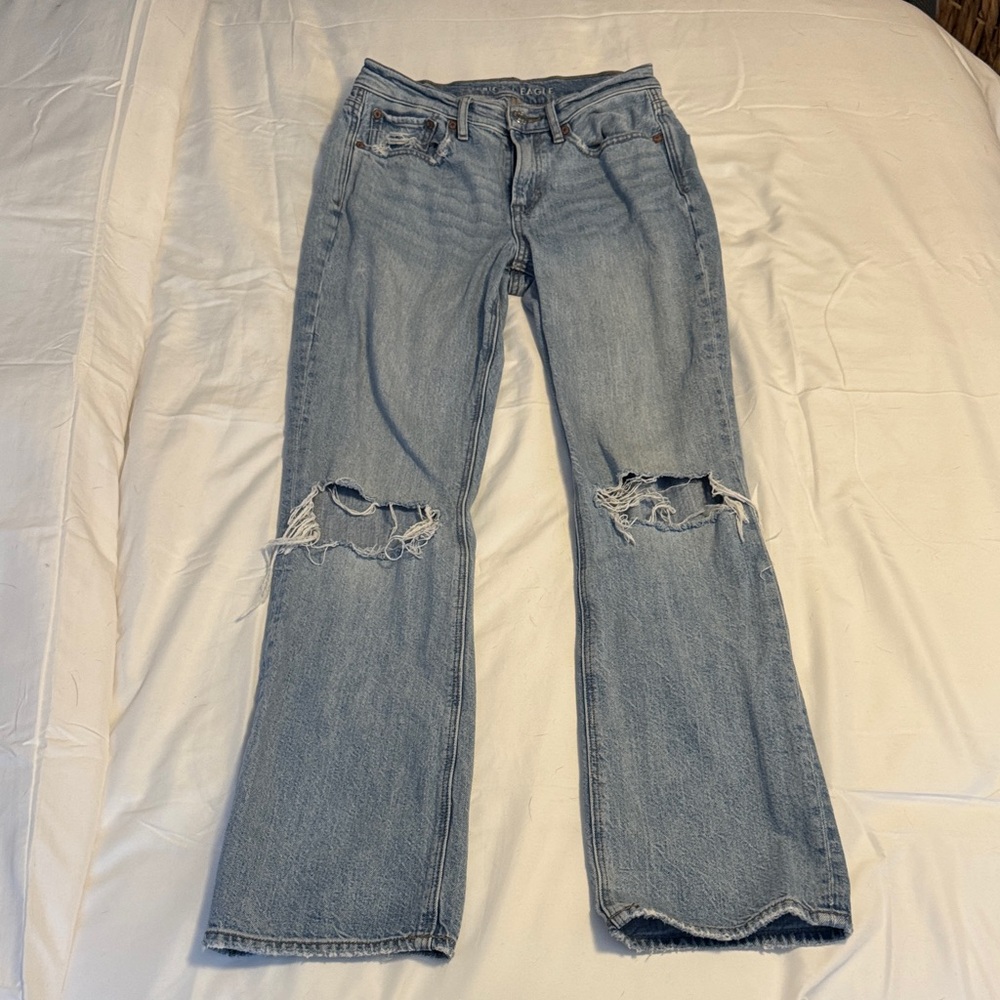 American Eagle Outfitters Light Blue Flare Jeans